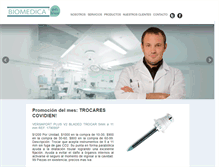 Tablet Screenshot of biomedicaenlinea.com